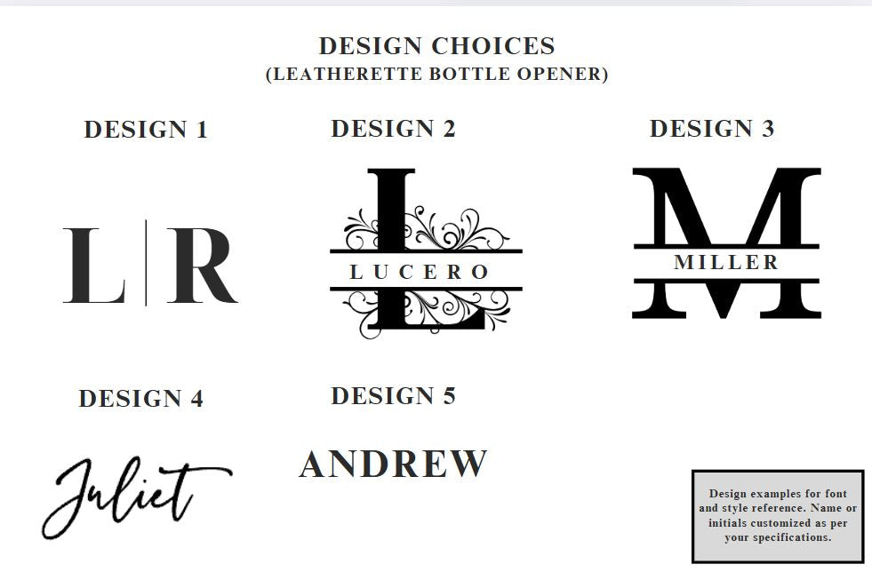 Leatherette Bottle Opener