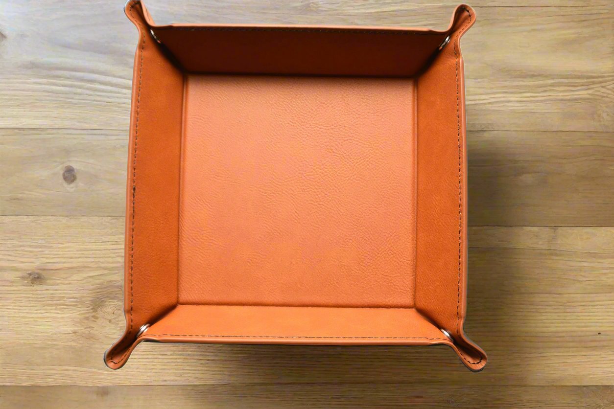 Leatherette Valet Tray