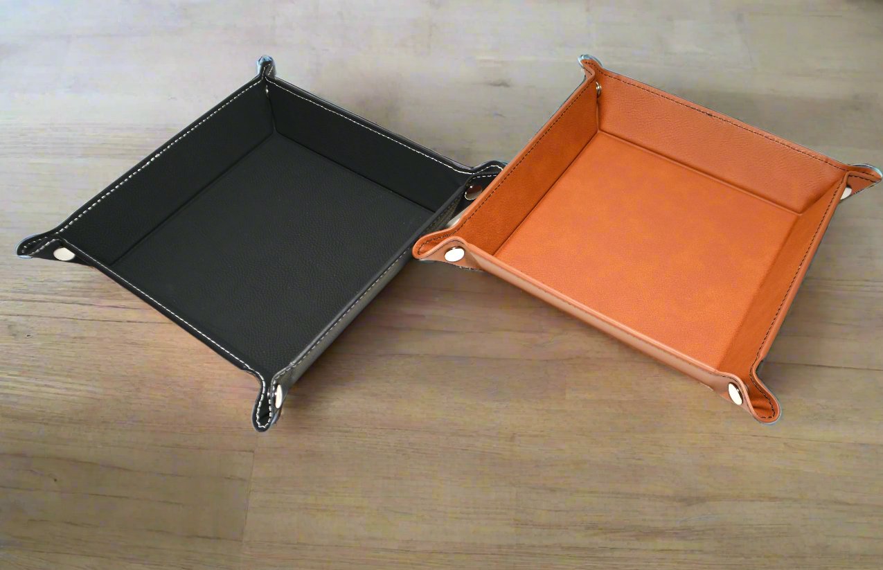 Leatherette Valet Tray