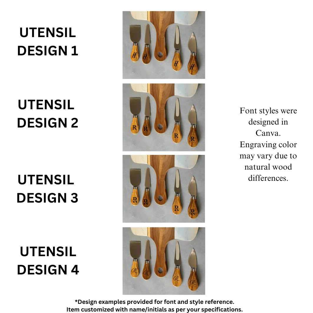 Marble Serving Board Set - 5 Piece