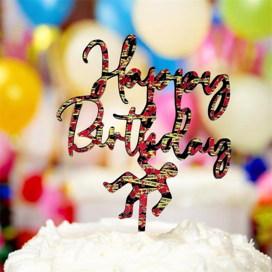 Crime Scene Cake Topper